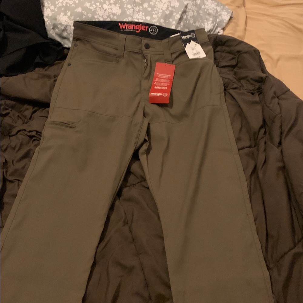 Wrangler Olive Green Pants (New).